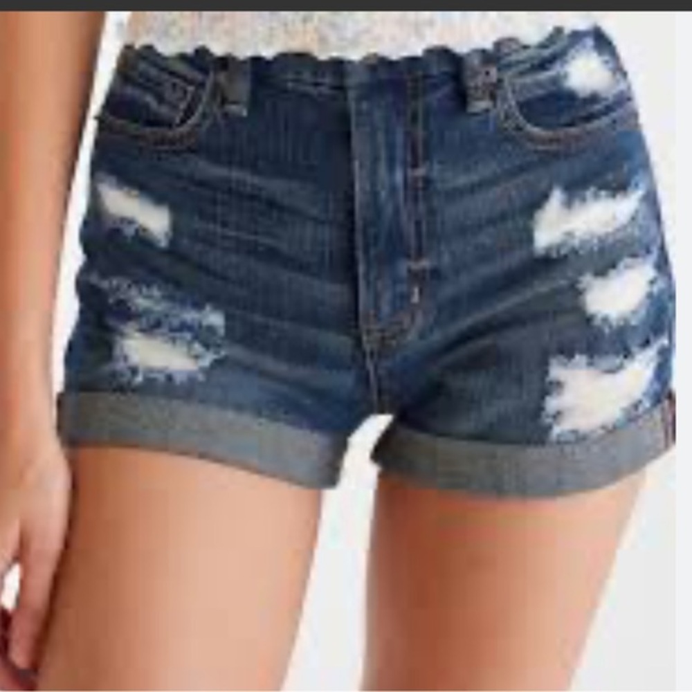 AERO Jeans Distressed Denim Shorts Summer shorts Boho shorts Size 00 (XXXS)